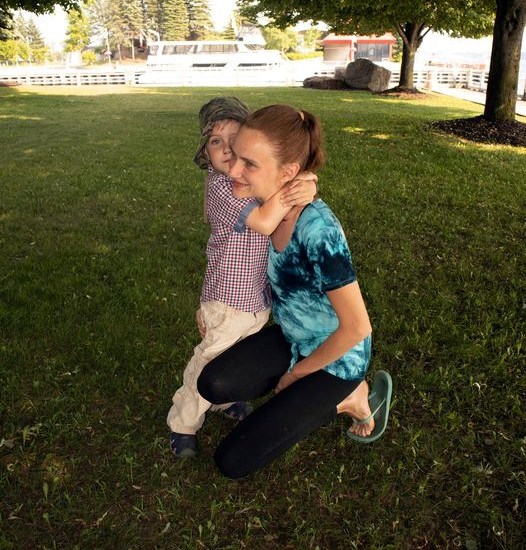 An undated photo of missing woman, Melanie Lapish, and her son. She was last seen on Feb. 26, 2024, in Fort Frances. 