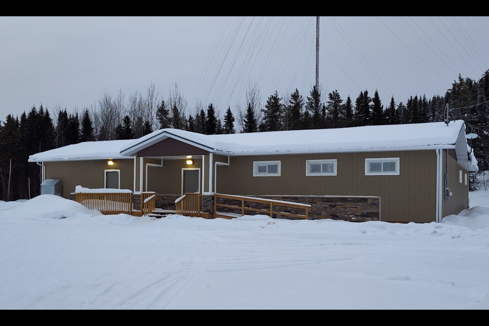 Keewaytinook Internet High School's new 2,544-square-foot classroom building is open in Poplar Hill First Nation. (Submitted by)