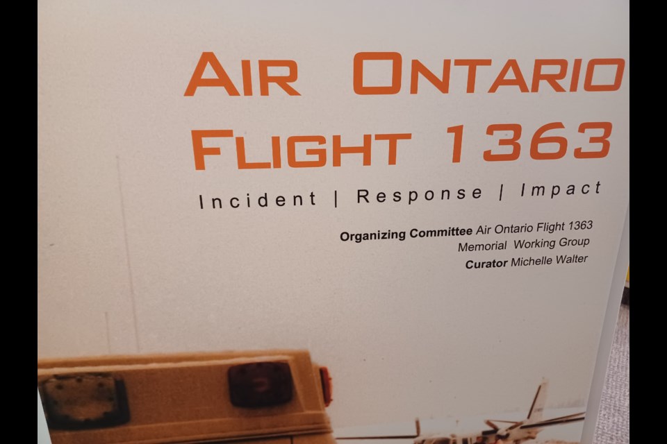 Air Ontario Flight 1363 runs March 1 through May 10, 2024, at the Dryden and District Museum.