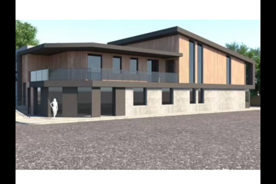 Kenora Veterinary Clinic is planning a new two-storey building, depicted here.