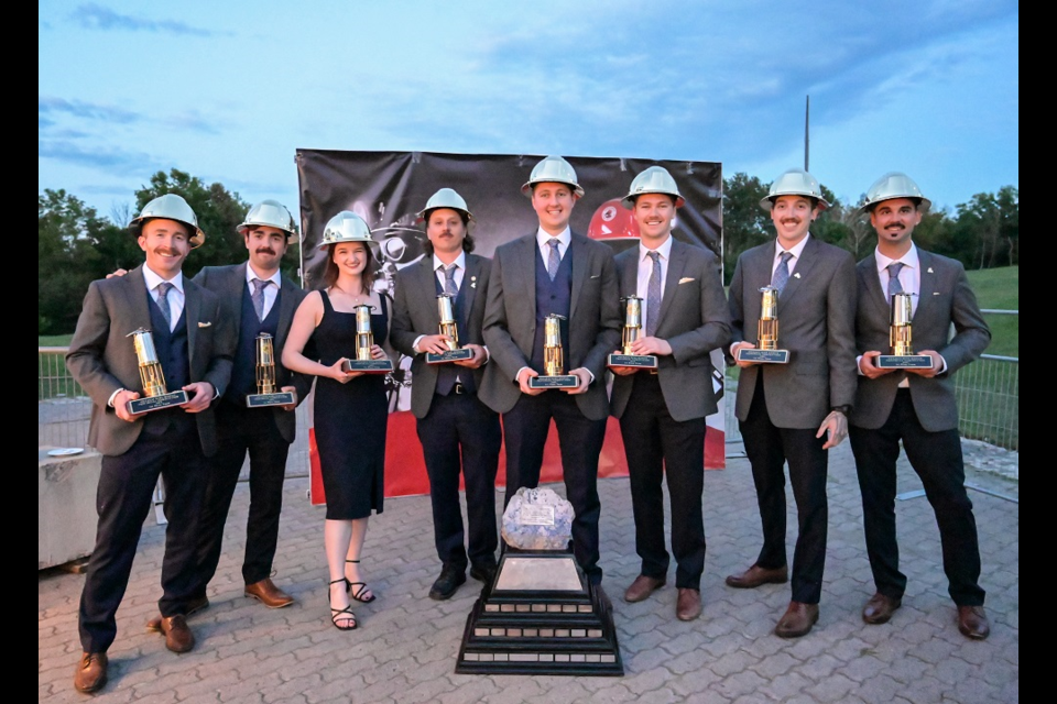 Provincial Champion - 1st Overall – Newmont Musselwhite Mine, Red Lake District
	Captain - Jack Lawson 
#2 - Taylor Poling
#3 - Alexa Dumaine 
#4 - Scott Lawson 
Vice Captain - Philip Mullin 
#6 - Jimmy Sinclair
Briefing Officer - Ryan Lepage 
#7 - Nick Gosselin 
Coaches - Chris Horde and Gabe Roy 
Mine Rescue Officers - Kurtis Atkinson and Jeff Farquharson 
