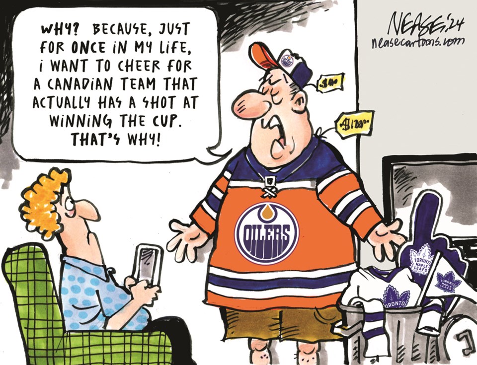 Cartoon of the Day: Oilers Fan - Oakville News