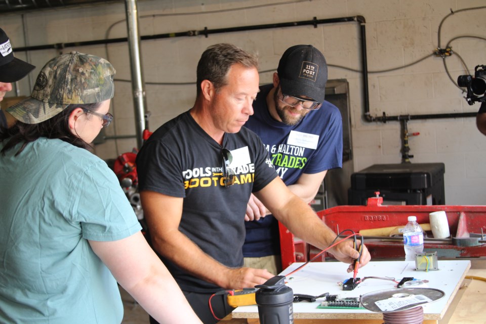 Tools in the Trades Boot Camp at the Halton Skilled Trades Academy