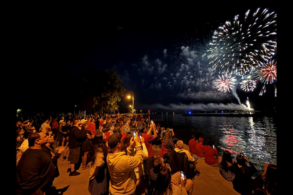 Canada Day celebration at Oakville's Bronte Heritage Waterfront Park on July 1, 2024