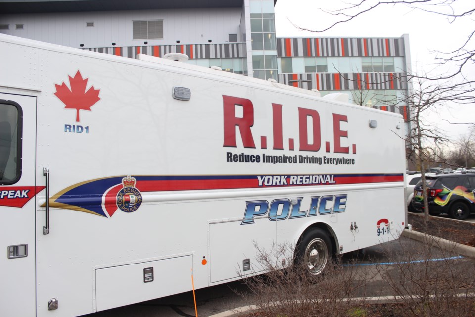 RIDE truck at the Halton Police Head Quarters