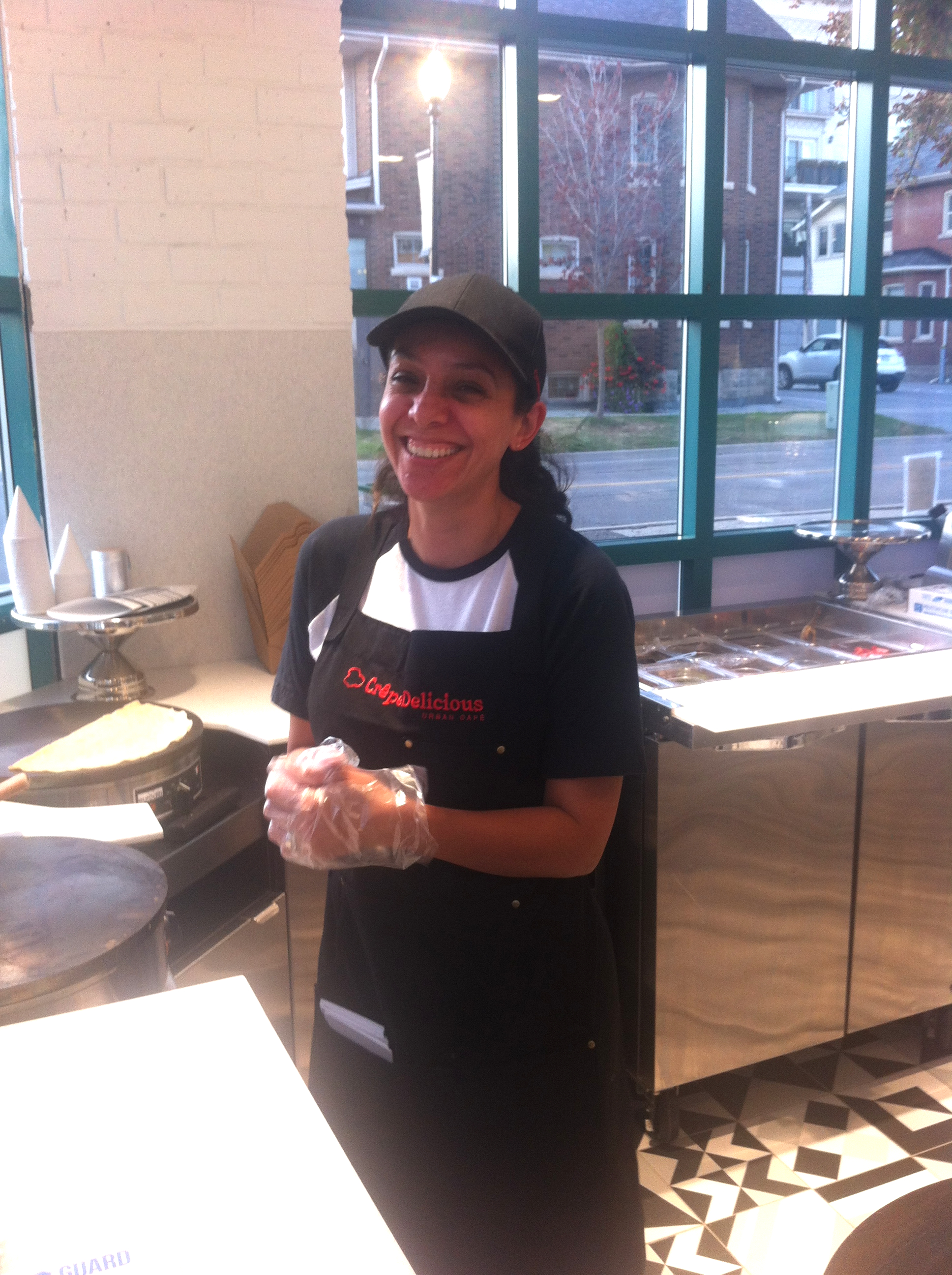 Erika Ortiz, franchise owner of Crepe Delicious Cafe Oakville | Michele Bogle