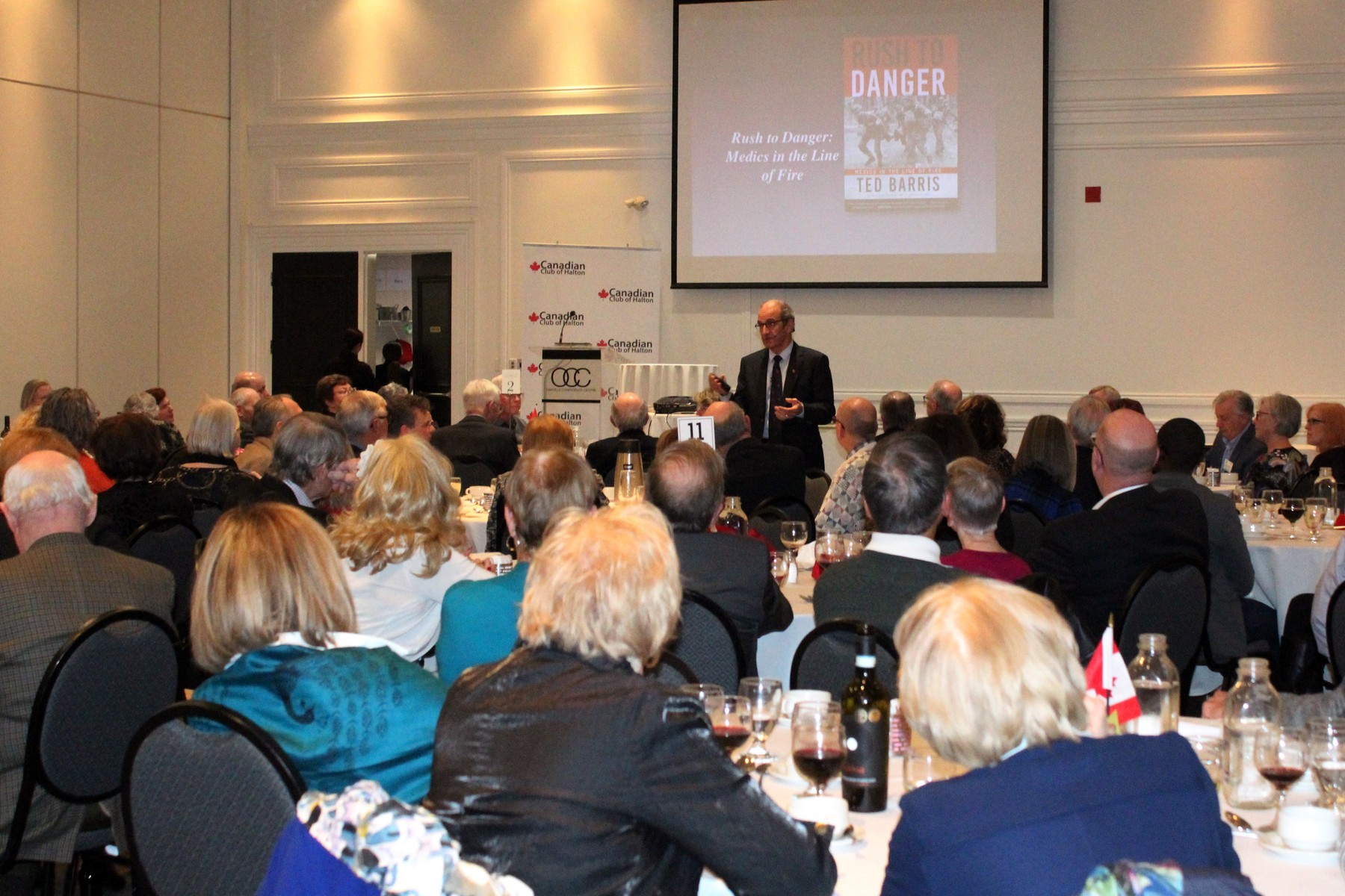 Ted Harris at Canadian Club of Halton on February 20 2020 | Kristen Curry