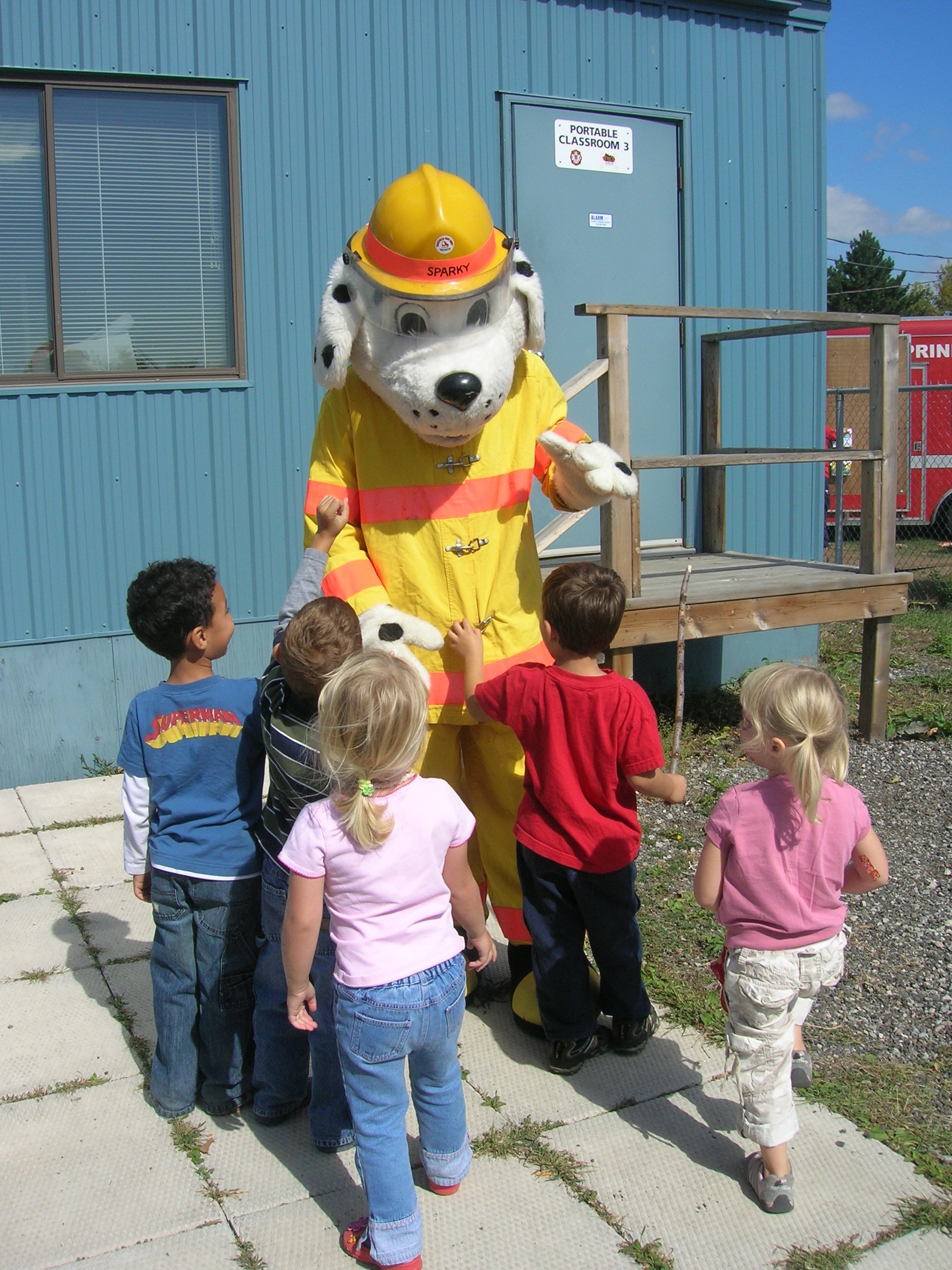 Meet Sparky the Fire Dog at this year