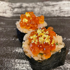 Maki rolls with caviar at Hoseki Omakase Sushi Bar in Oakville | Hoseki Omakase Sushi Bar