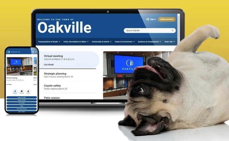 Town-of-Oakville-website-Launch-rollover-digital