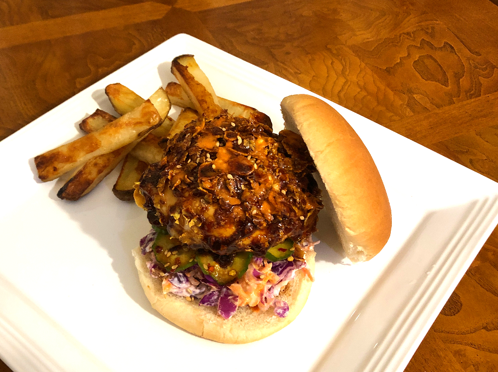 Korean Chicken Burger | recipe | Michele Bogle