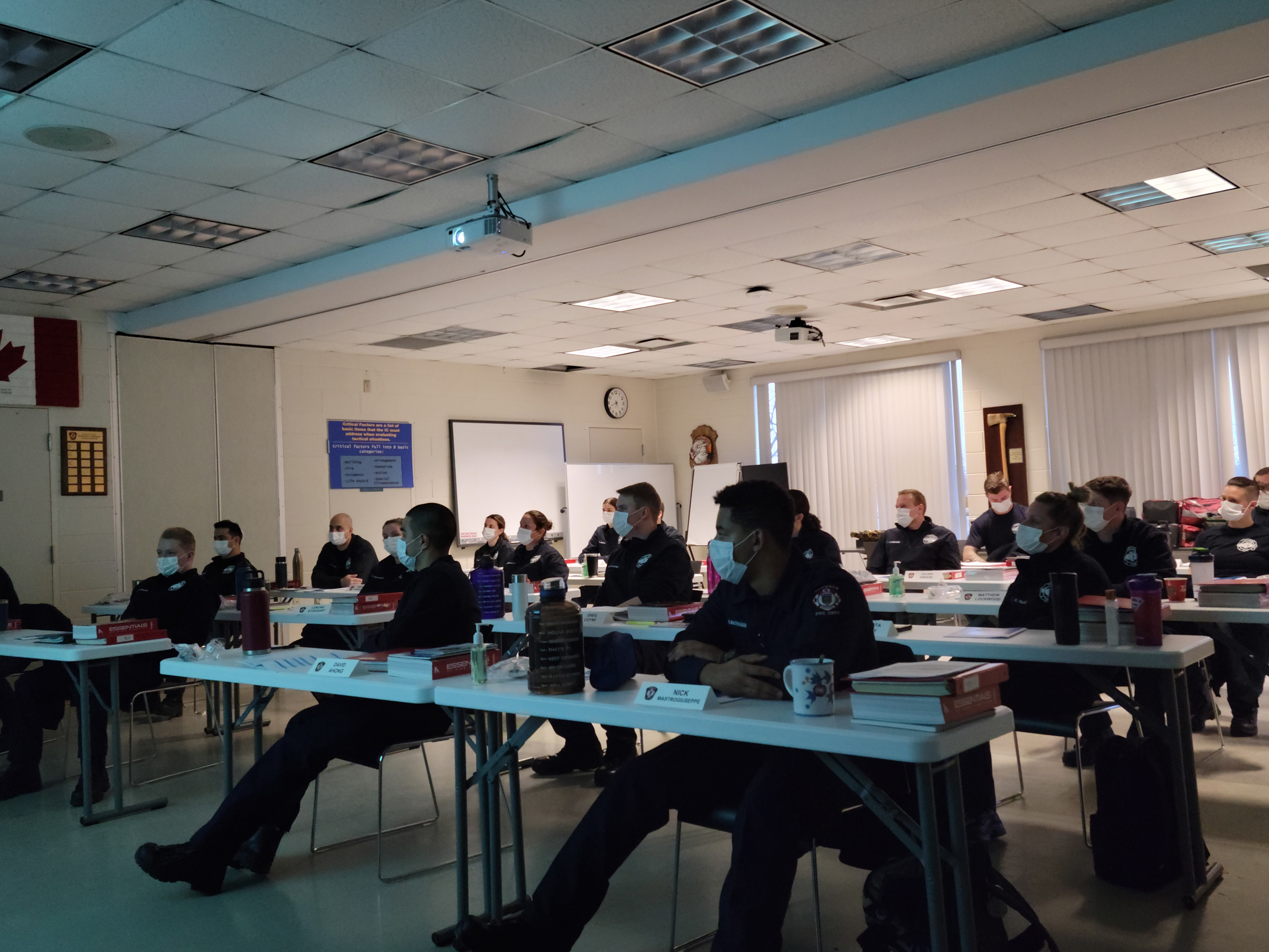 Fire Recruit class in training | Oakville Fire department