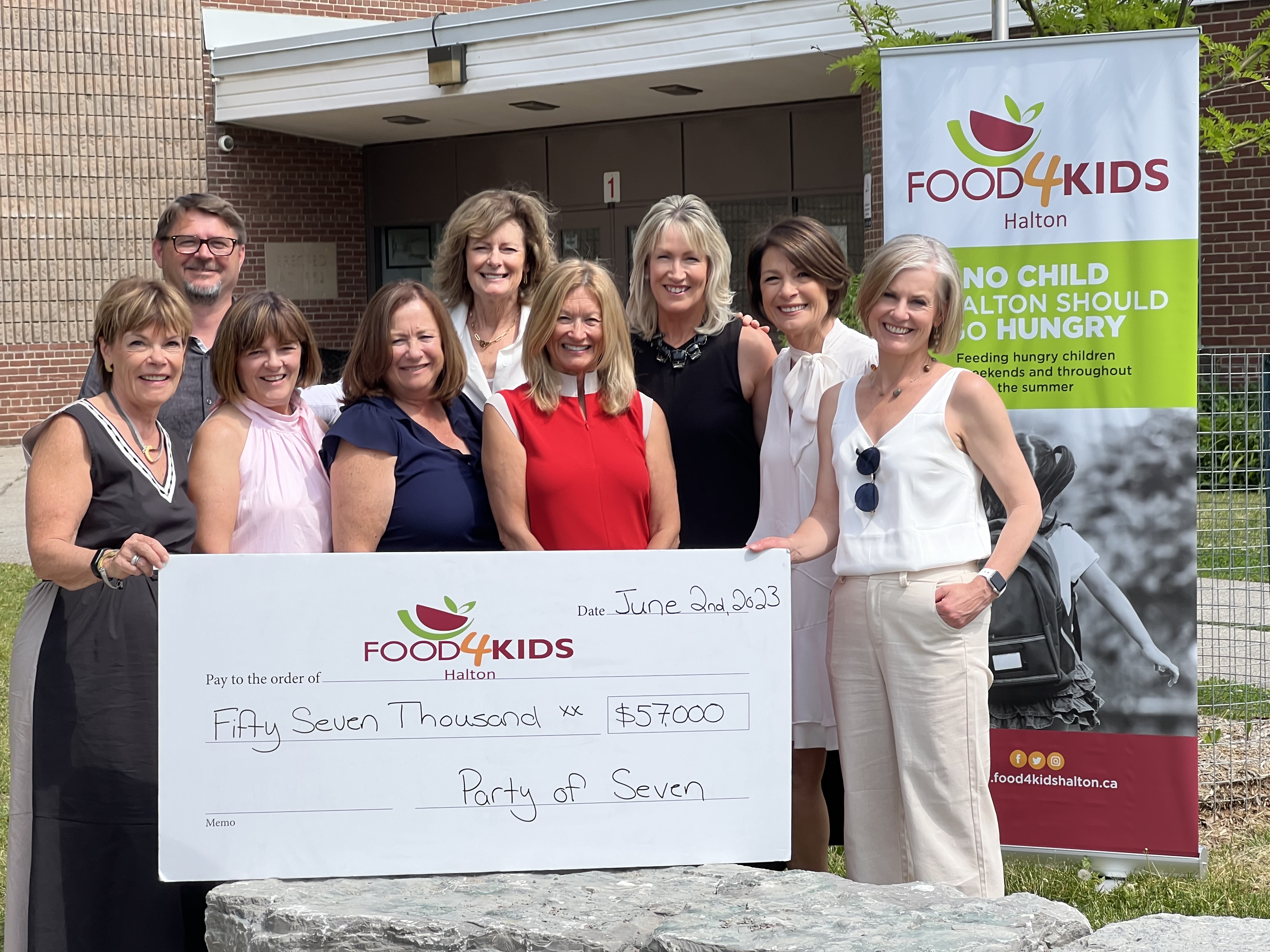 Seven Oakville women worked together, raising $57,000 for Food4Kids Halton. | Oakville News