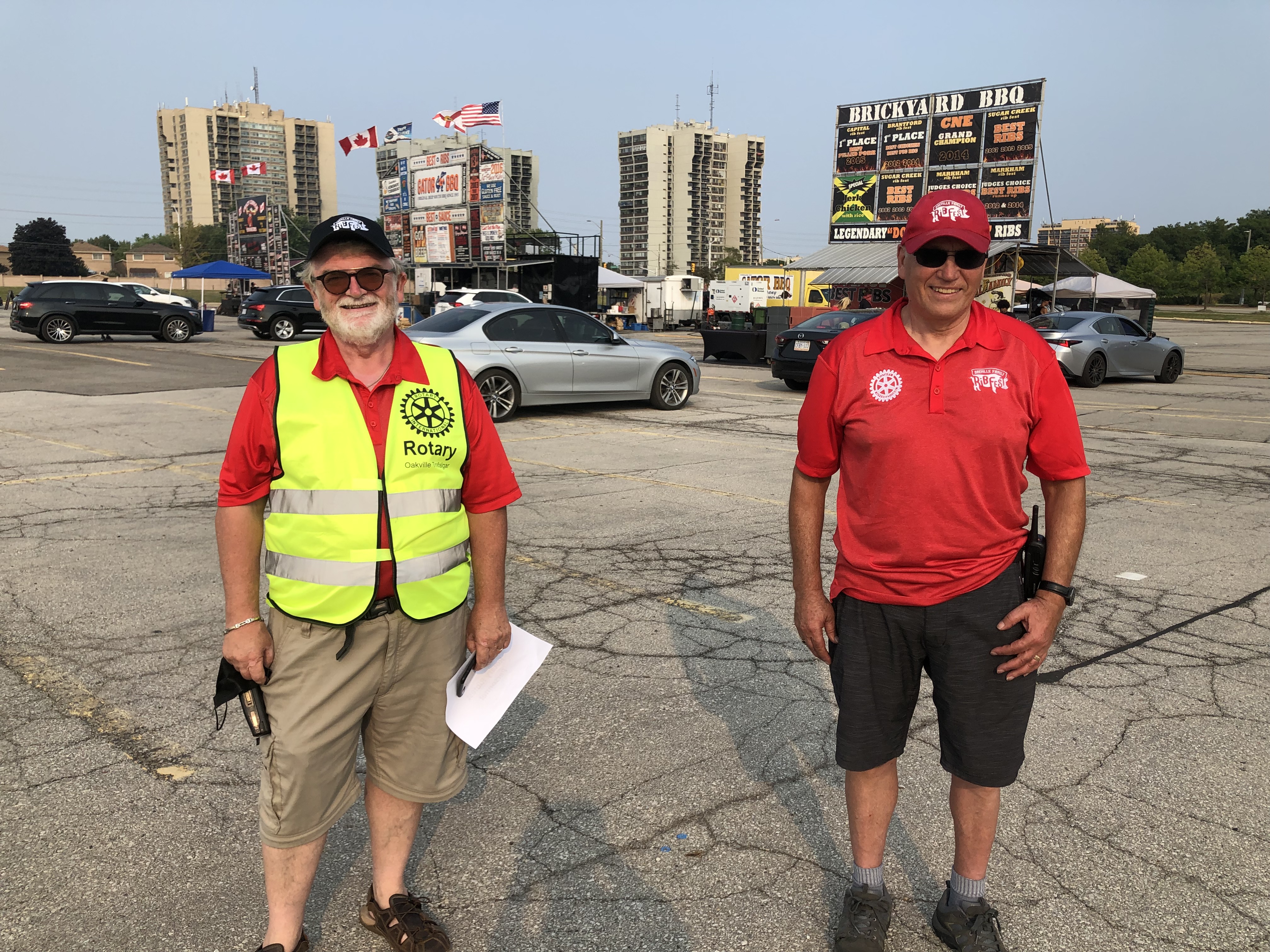 2021 Ribfest co-chairs Ken Coulter and Bent Fink-Jensen