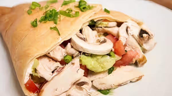 The Chicken Teriyaki at Crepe Delicious Cafe in Oakville | Crepe Delicious