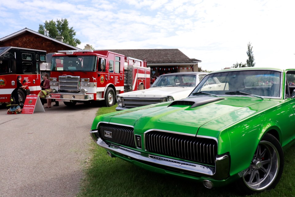 Antique cars were on display. (Peehu Rana/OkotoksTODAY)