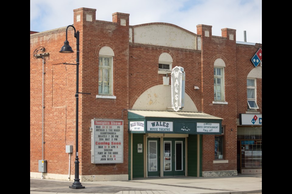 The historic Wales Theatre in High River on March 26, 2023.