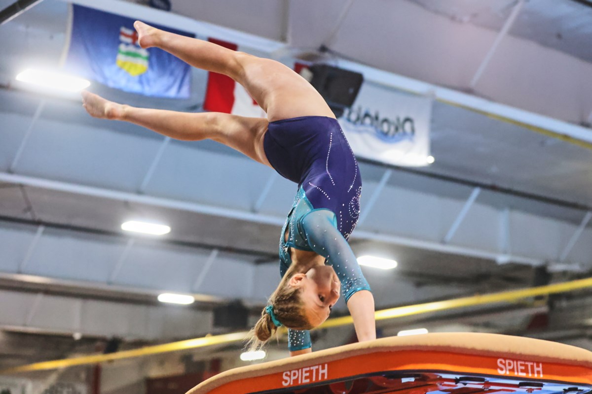 Okotoks gymnasts hit new heights at Mountain Magic Invitational