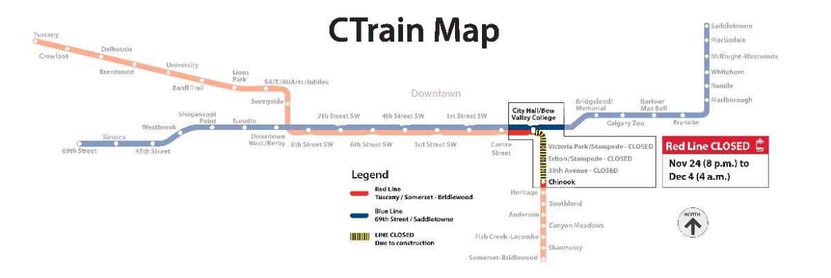 Major delays coming to Calgary Transit's Red Line LRT - Okotoks ...