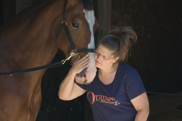 Lisa White from Lethbridge is celebrating after becoming one of three TELUS Name the Foal winners. 