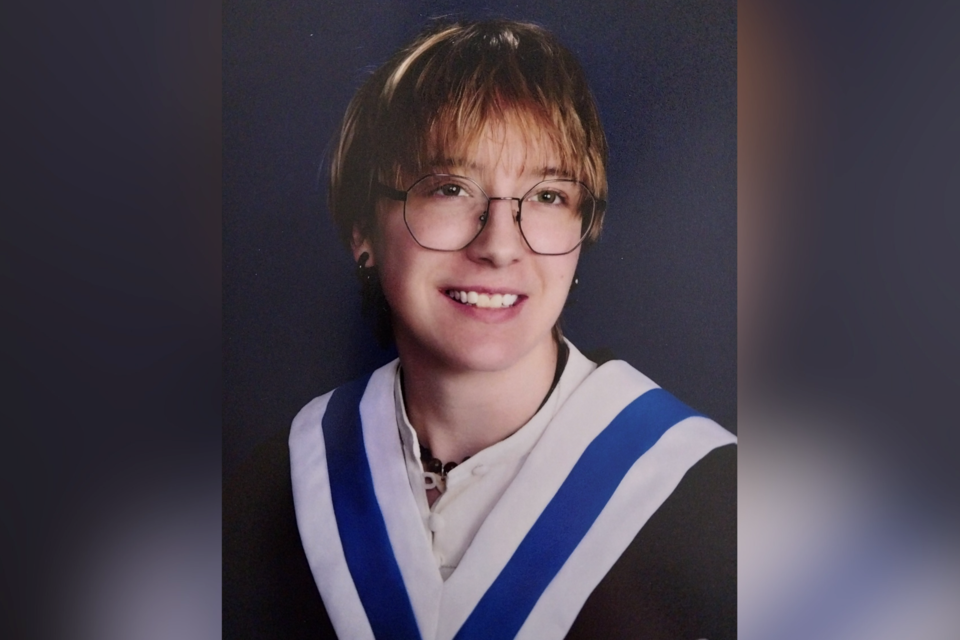 Remi Laboucane, a Foothills Composite High School graduate, is one of many Albertans concerned by the government's proposed legislation on youth gender policies including pronouns and parental rights.