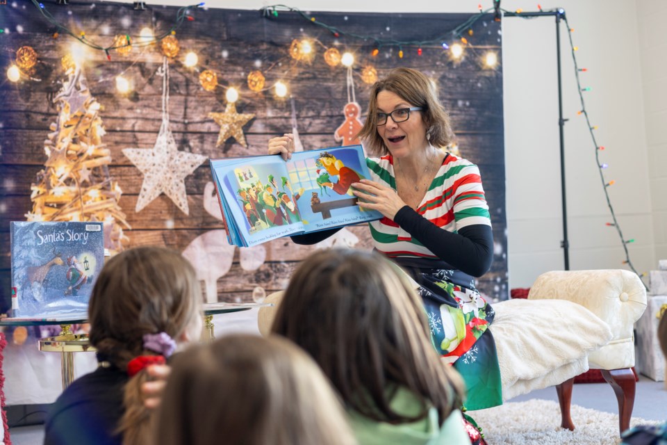 Okotoks Mayor Tanya Thorn's Christmas Storytime event was held at the Okotoks Public Library on Dec. 21.