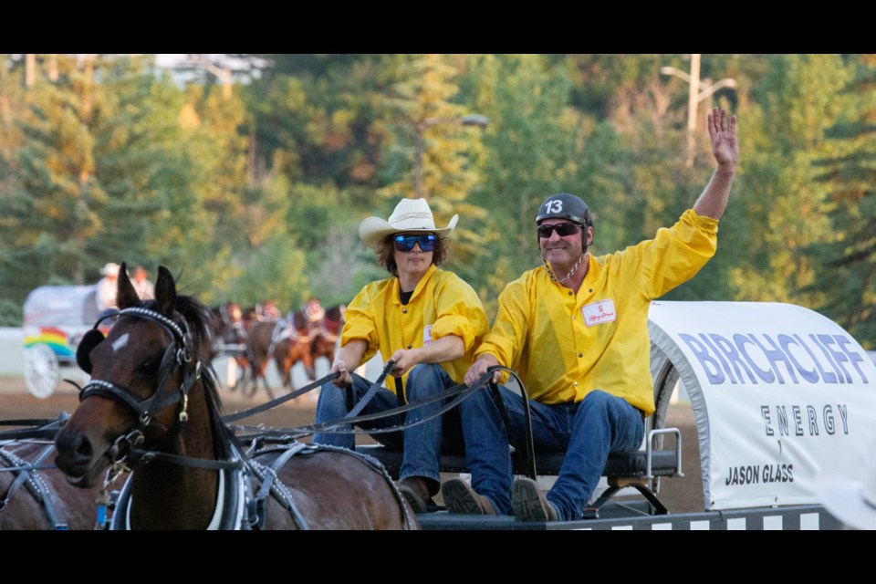 Jason Glass won his second Calgary Stampede Cowboys Rangeland Derby on July 14.