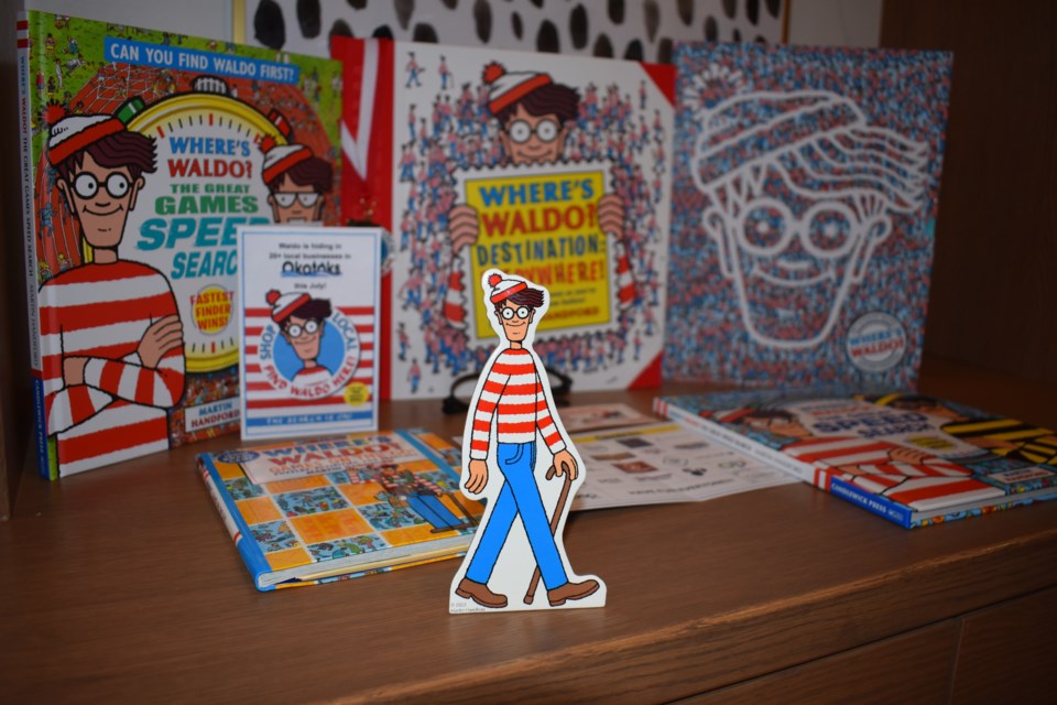 The cardboard cutout of Waldo to be found on display at Yooneek Books.