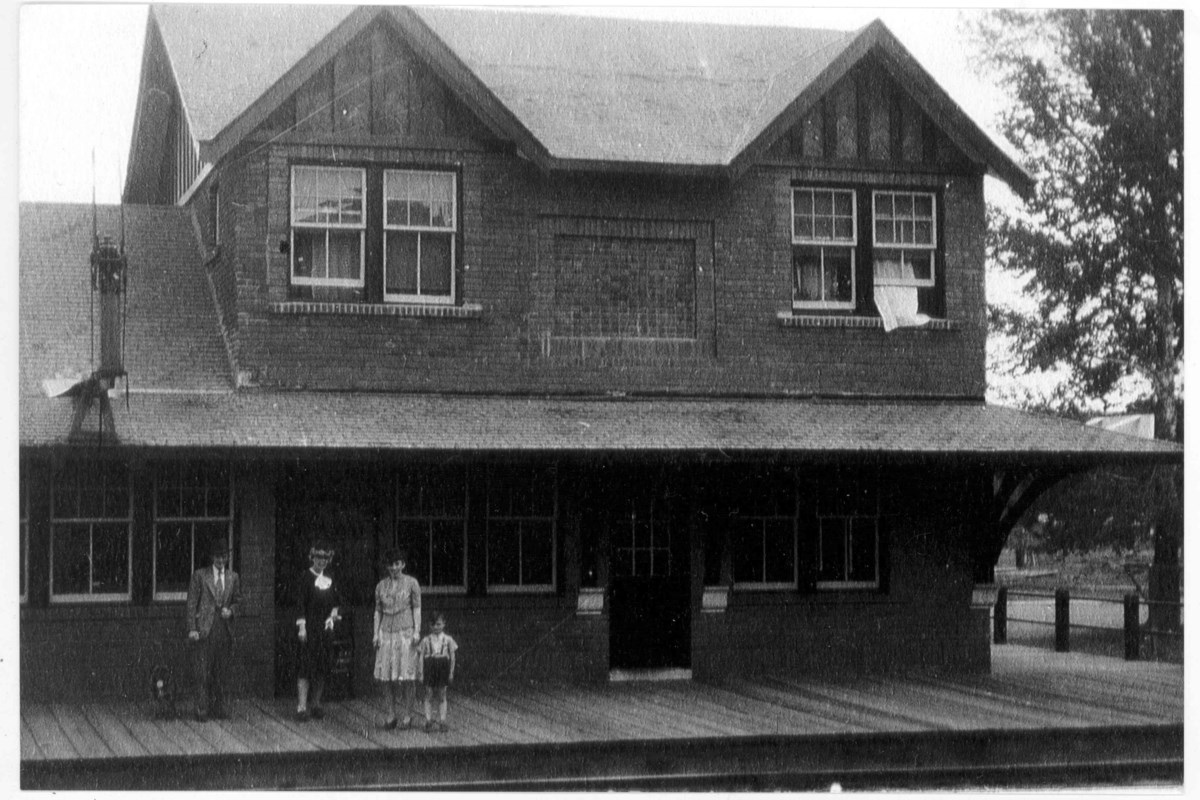 Railway station, Wacol, 1967. Wacol is 18 km south west of