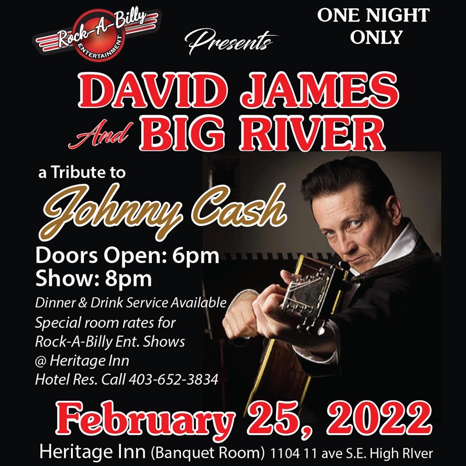 David James and Big River a Tribute to Johnny Cash - WesternWheel.ca