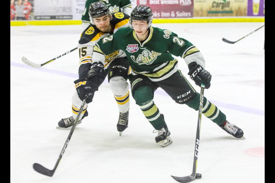 Okotoks Oilers defenceman Eric Parker made the grade for Team AJHL.