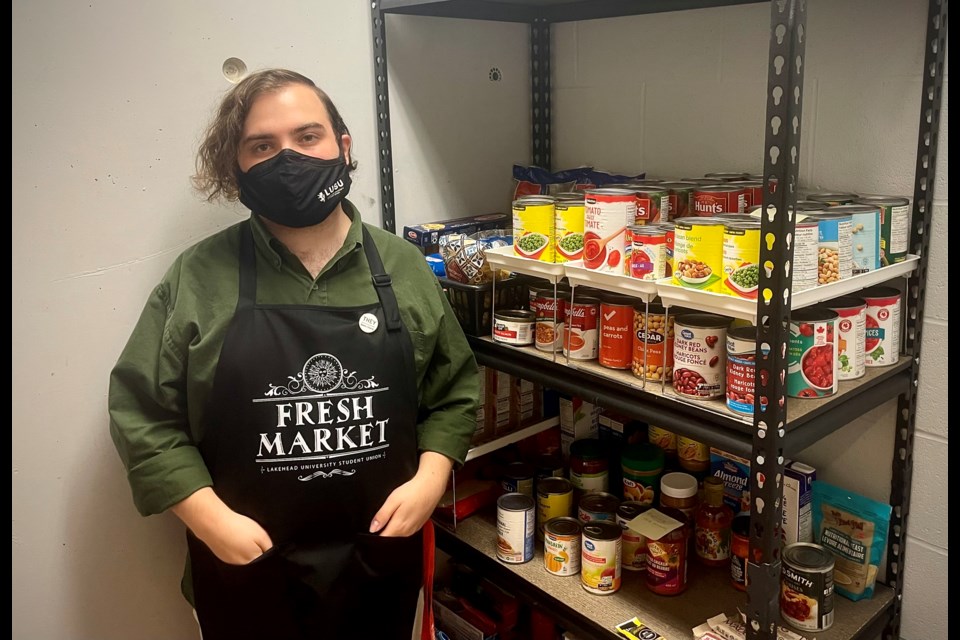 Lakehead University Student Union unveiled its food pantry Monday morning, which will provide free access to a variety of foods for students. Student union VP Brandon Rheal Amyot was pleased to see the pantry open, but with food insecurity on the rise Amyot also lamented the need for the service. 