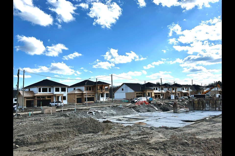 Serenity Bay is a 173-home subdivision under construction near Lake Couchiching in Severn Township's Cumberland Beach area. The developer's removal of dozens of trees was met with frustration from local residents. 