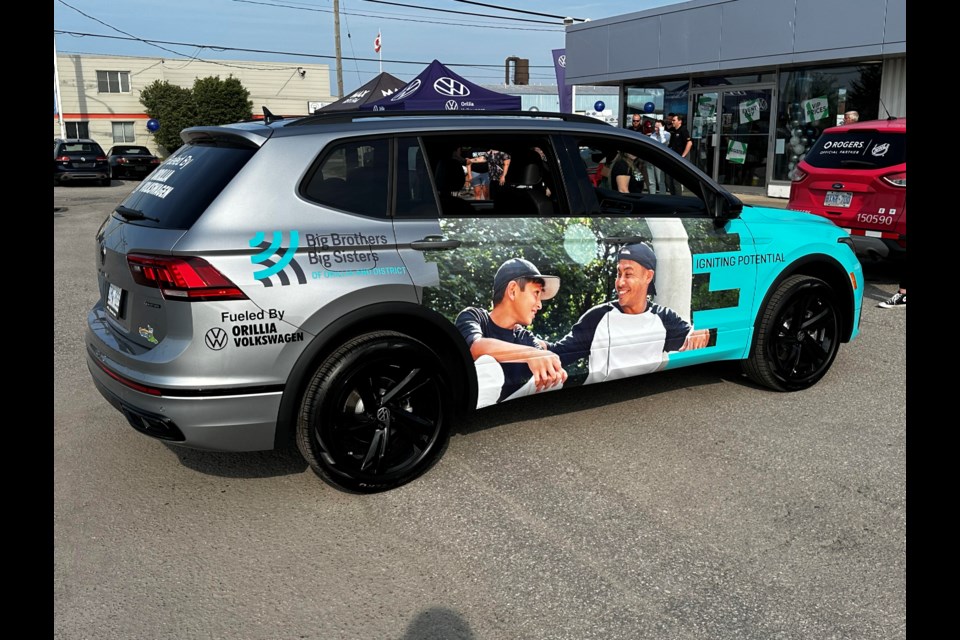 The new vehicle will help Big Brothers Big Sisters deliver its programs in Orillia, carry out community outreach, and more.