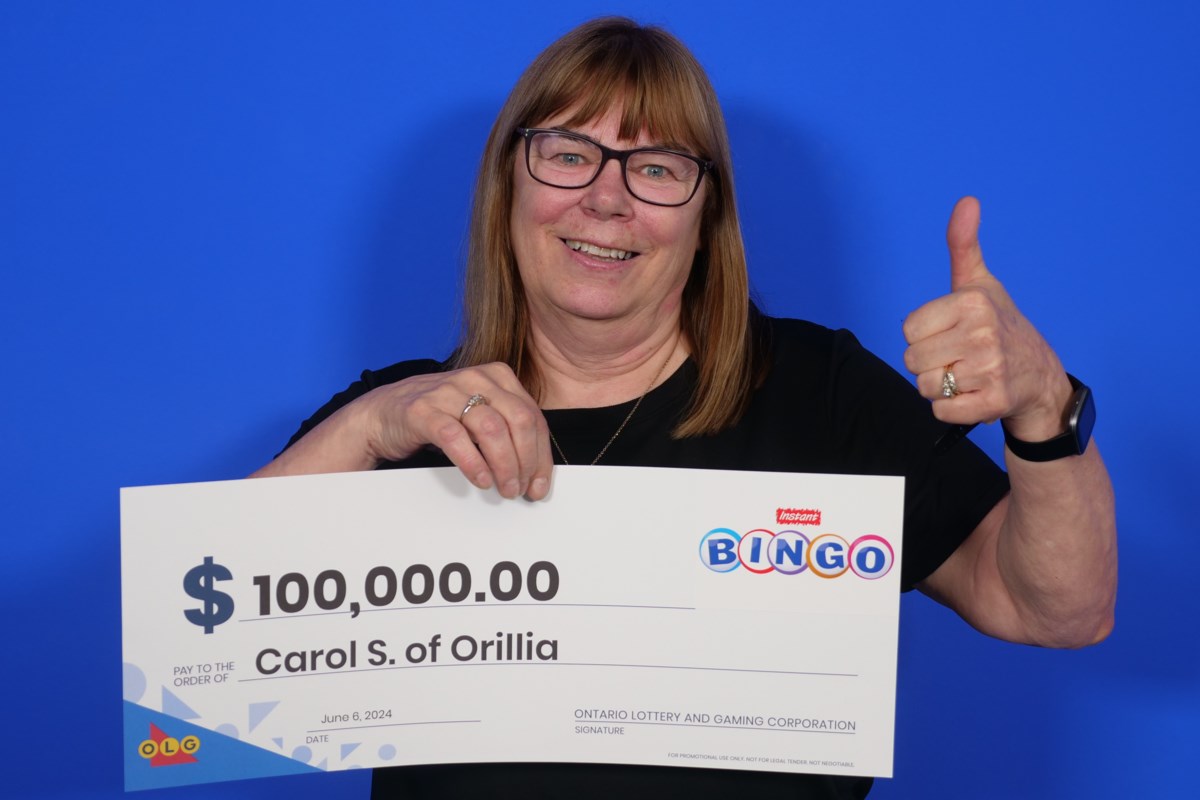 Orillia retiree wins $100,000 jackpot with lucky Mother's Day gift ...