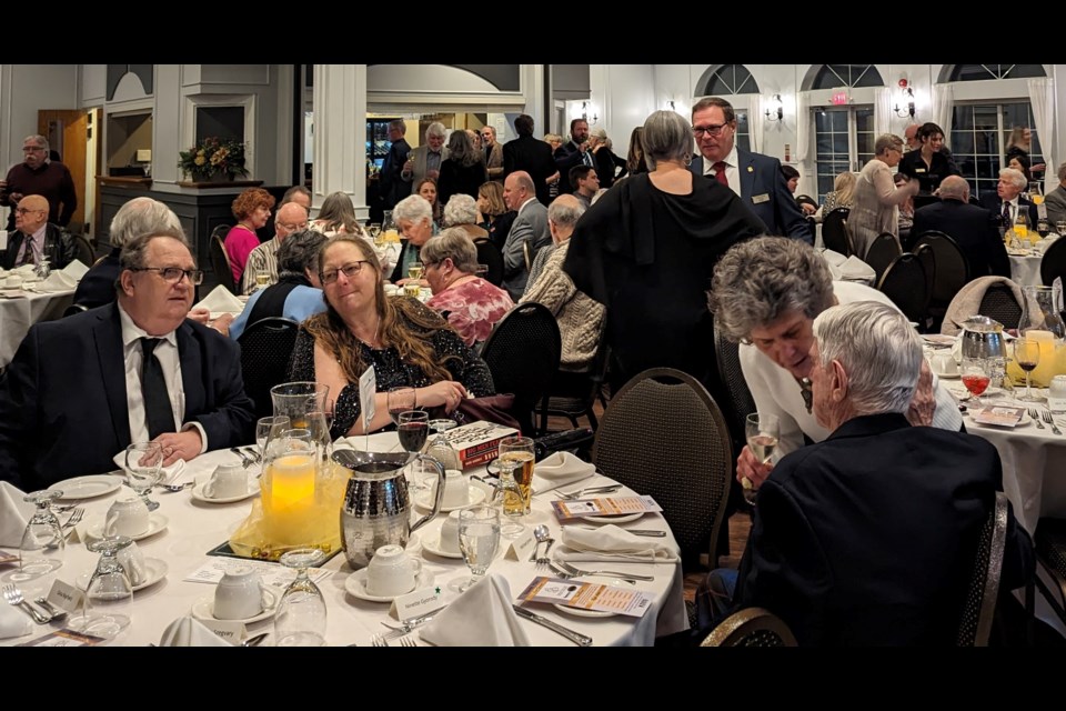 Attendees enjoyed the Orillia Museum of Art and History Winter Gala, held Saturday night at Hawk Ridge Golf Club.