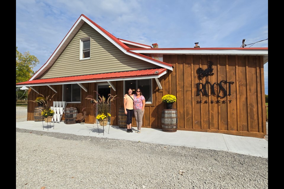 The Roost Market has opened in Dalrymple. Employee Courtney Anderson, left, is shown with Shannon O'Donnell, who owns the business with her husband, Matt Stewart.