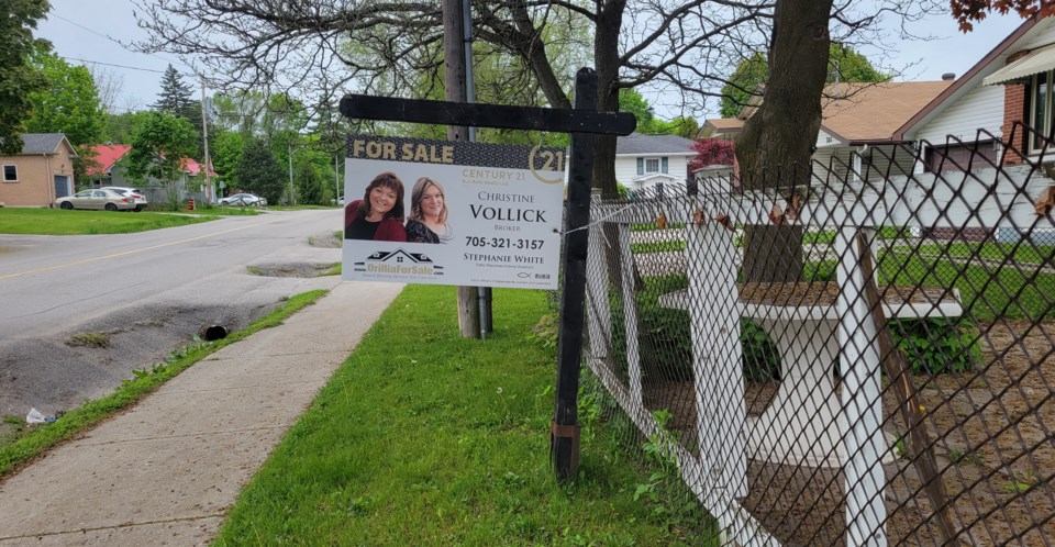 orillia-real-estate-sign-stock