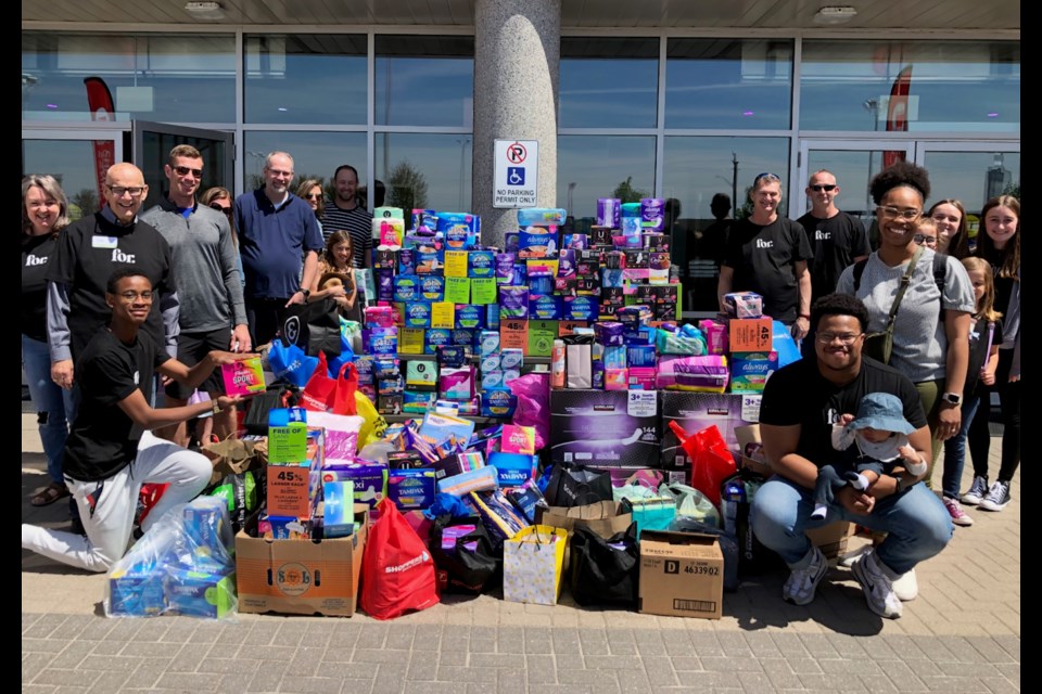 FoodBank Collects Feminine Hygiene Products