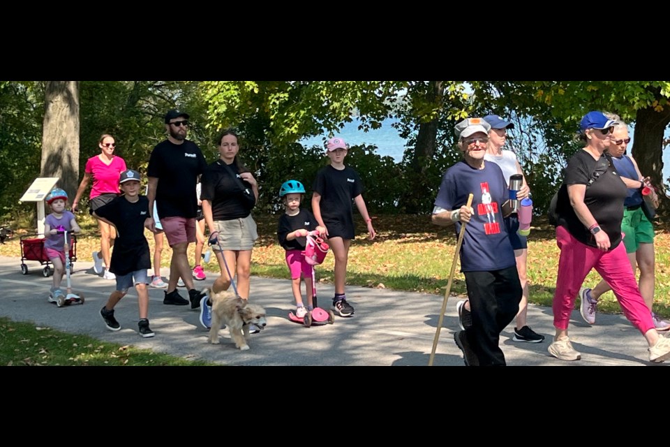 More than 300 people participated in Sunday's Terry Fox Run in Orillia. They almost doubled the $31,500 goal and, with $61,000 raised, the total amount raised over the lifetime of the event in Orillia now surpasses $1 million.