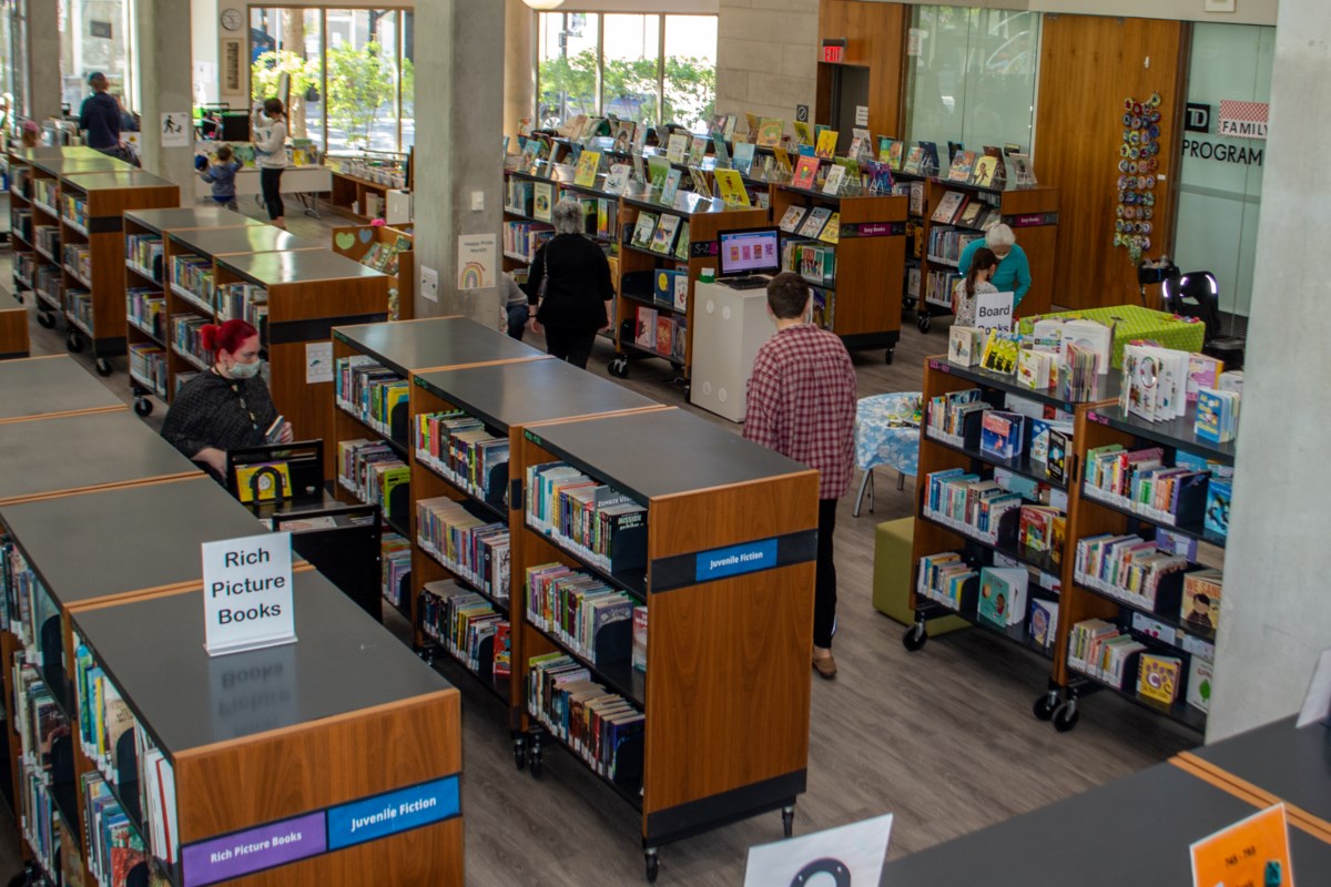 What were the most checkedout books, DVDs at the library in 2023