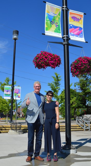 Waterfront Banners - Mayor Clarke Jieun Kim 2019