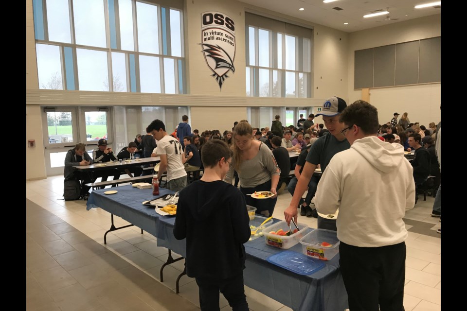 Orillia Secondary School students who achieved an average of 80% or higher during the year were celebrated at an Honours Breakfast earlier this week.