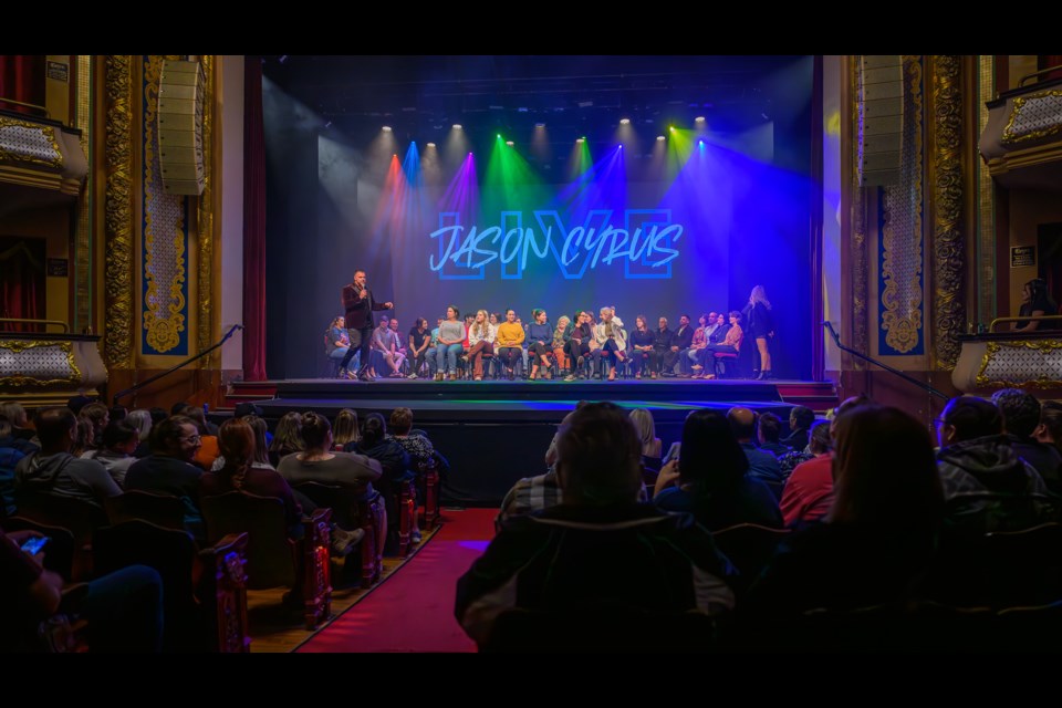 Jason Cyrus will be at the Orillia Opera House on Oct. 17.