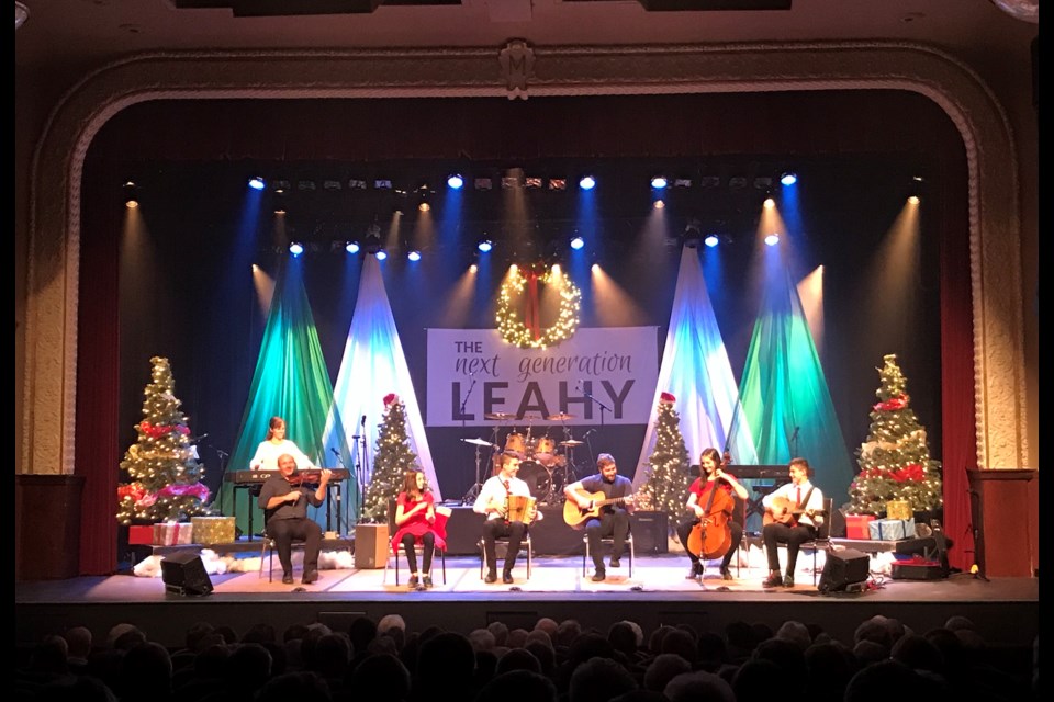 The Next Generation Leahy will be performing in Orillia Dec. 12. Supplied photo