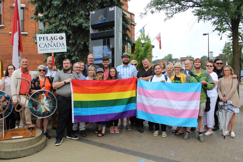 2019-08-06 Pride flag Orillia