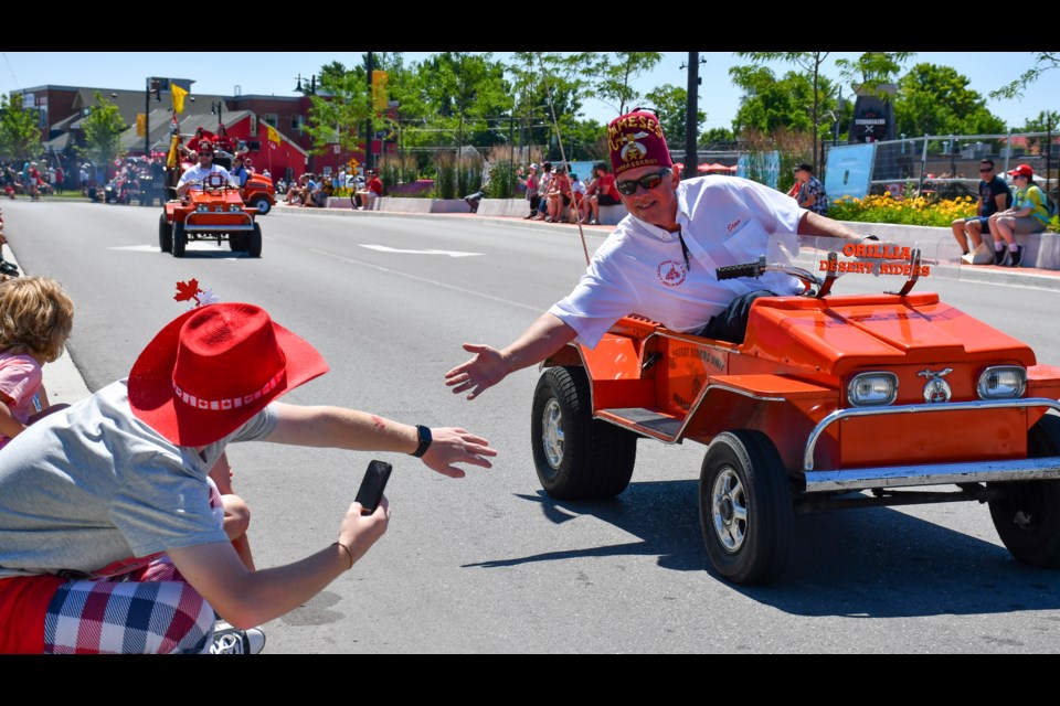 Everyone’s favourite little cars made an appearance during the parade and some even got handshakes from Dr. Stephen Craig-Paul.