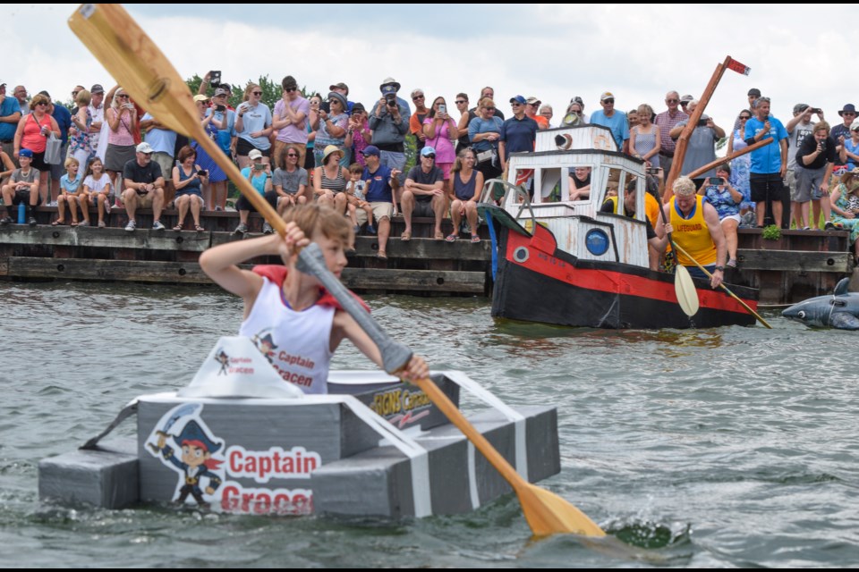 Cardboard boat race makes quite a splash in return (9 photos) - Orillia News