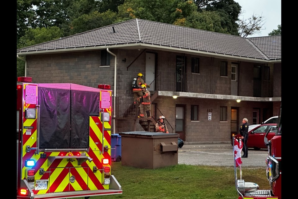 The Orillia Fire Department battled smoke from a cooking incident at 442 Laclie St. on Tuesday evening.