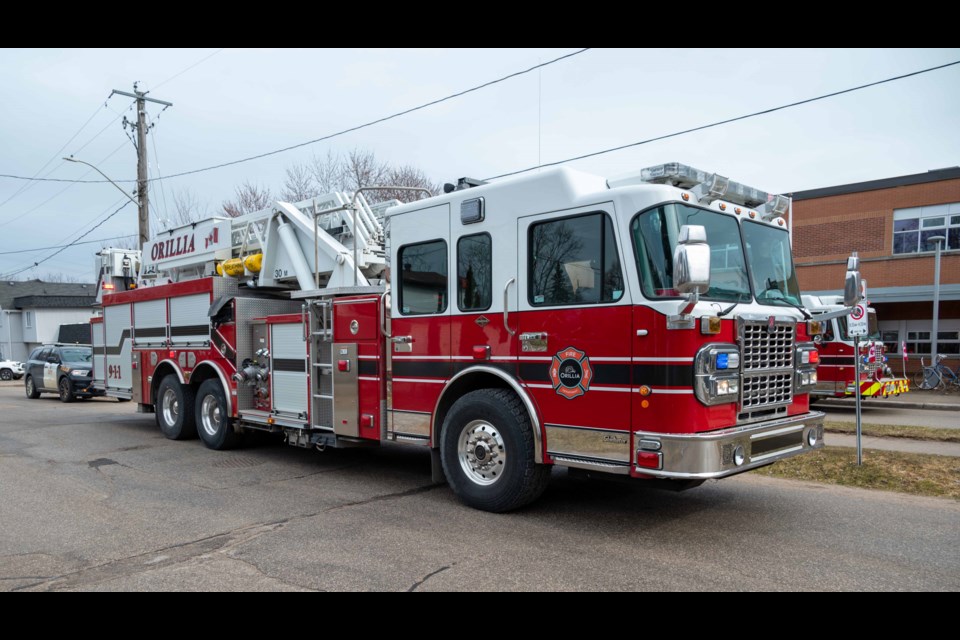 The Orillia Fire Department put out a small fire in the basement of Harriett Todd Public School on Tuesday afternoon. 